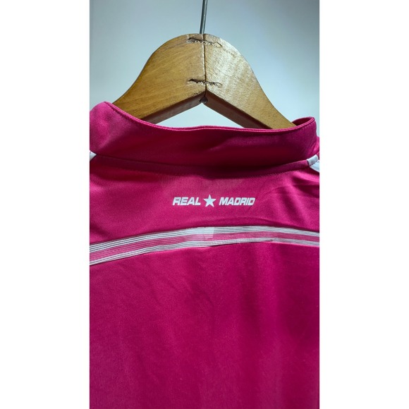 2014 Deadstock Adidas x Real Madrid FC Pink Soccer Jersey Mens Fly Emirates - Picture 4 of 10